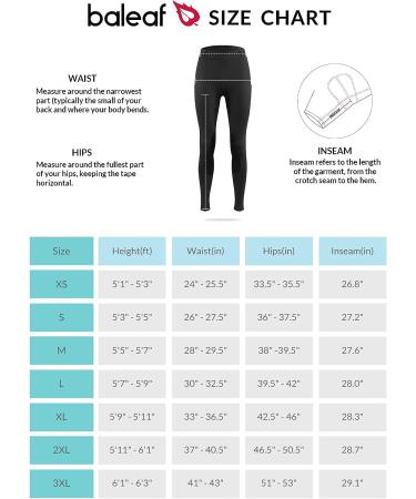 BALEAF Women's Riding Pants Equestrian Breeches Knee-Patch Tights | UPF50+ | Black - Small - Buy Online on GoSupps.com