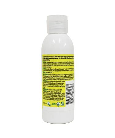 Tea Tree & Witch Hazel Toner | Natural Acne Treatment | 3.37 oz | International Shipping - Buy Online on GoSupps.com