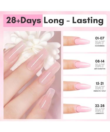 Makartt Poly Nail Extension Gel: Nail Thickening Acrylic Extension - Starter Polish Pink & Apricot - Buy Online on GoSupps.com