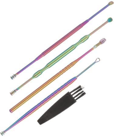 FOMIYES 5 Sets Ear Cleaning Kit - Ear Wax Removal Tools for Adults - Ear Spoon Ear Pick & Ear Wax Scoop - Effective Ear Care & Hygiene - Buy Online on GoSupps.com