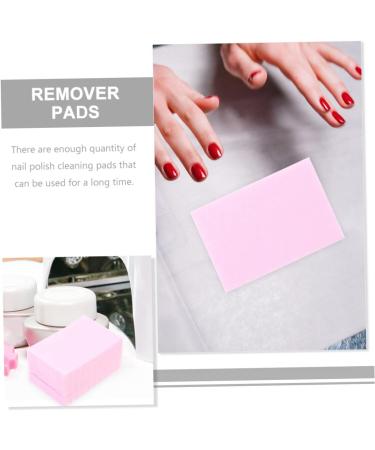 Beatifufu 3 Nail Remover Cotton Nail Wipes Nail Removal Wipes Fingernail Remover Pads Glue for Eyelashes Nail Art Cleaner Tool Nail Bag Natural Cotton Fiber Pink Cotton Sheet - Buy Online on GoSupps.com