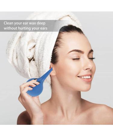Rubber Ear Cleaning Bulb Syringe - Gentle Ear Washer for Home Use | Camera-Compatible Ear Cleaner - Buy Online on GoSupps.com