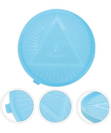 Lurrose Illuminati Mold Diy Crafts Silicone Mold Triangle Eyes Casting Molds Round Pattern Board - Buy Online on GoSupps.com
