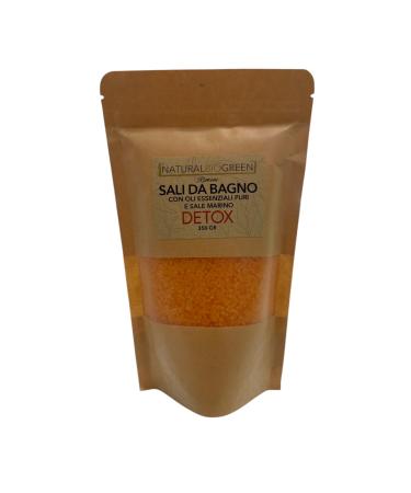 Sels de bain aux huiles essentielles pures et sel de mer DETOX 350 gr