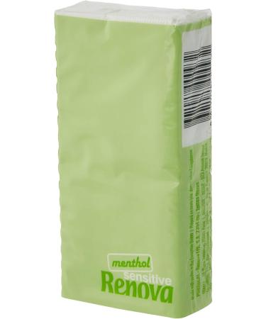 Renova Sensitive Menthol Pocket Tissues - 6 Packs (White) | Soft & Refreshing | Ideal for Travel & Everyday Use - Buy Online on GoSupps.com