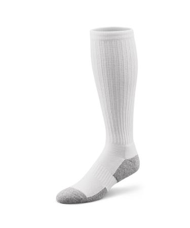 Dr. Comfort Diabetic Over the Calf Socks  White  X-Large (1 Pair) White X-Large