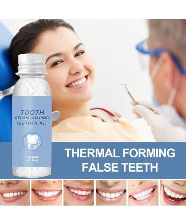 Premium Temporary Denture Set - DIY Heat Fit Beads for Quick Dental Restoration | Prosthesis & Repair Solutions - Buy Online on GoSupps.com