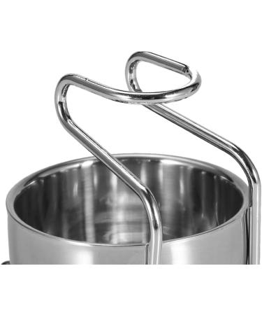 Stainless Steel Shaving Brush Holder & Soap Dish - Men's Facial Cleansing Tools & Shaving Care Set - Buy Online on GoSupps.com