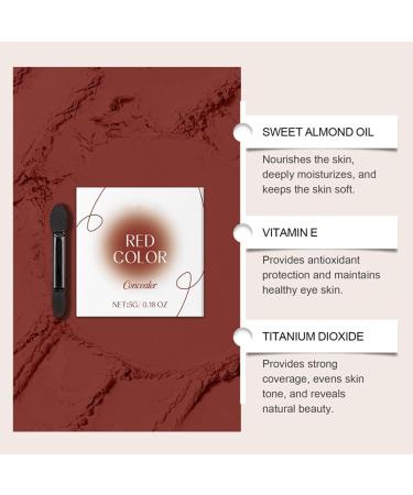  G n rique Hydrating Under-Eye Concealer Dark Circle Correcting Cream Eye Makeup Correcting Cream Light Brightening Coverage Smooth Formula with Moisturizing Effect | Suitable for - Buy Online on GoSupps.com