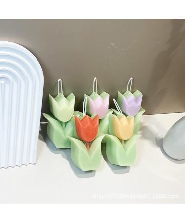 Tulip Flower Aromatherapy Candle | Perfect for Valentine's Day Weddings & Birthday Decorations - Buy Online on GoSupps.com