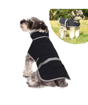 Dog Warm Coats Dog Jackets Waterproof with Fleece Lining Dog Coats Waterproof Dog Rain Coat Dog Clothes Dog Raincoats Thickened Dog Fleece Jumper Rain Coats for Large Dogs - Blue XL XL Blue