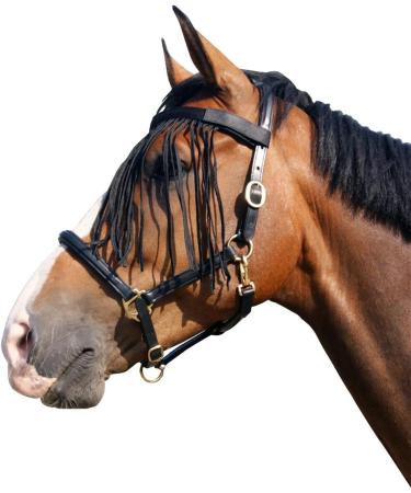 Buy ARBO-INOX Extra Full Black Fly Fringe - Simple & Colored - With/Without Ears for International Shipping - Buy Online on GoSupps.com