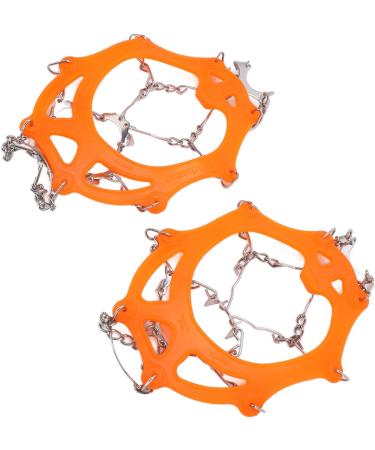 2pcs/Set 12 Tooth Mountaineering Crampons Ice Snow Grips Wearproof Anti Skid Snow Shoes Accessory for Snow Boots and Shoes(M Code) Climbing Climbing Tool - Buy Online on GoSupps.com