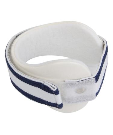 1pc Adjustable Tennis Elbow Support Epicondylitis Clasp White (L)
