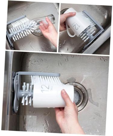 Solustring Nutritional Brush for Bottles | Earth Colors Cleaning Brush for Water Bottles Coffee Cups & Hoses Baby Safe (1 Pack) - Buy Online on GoSupps.com