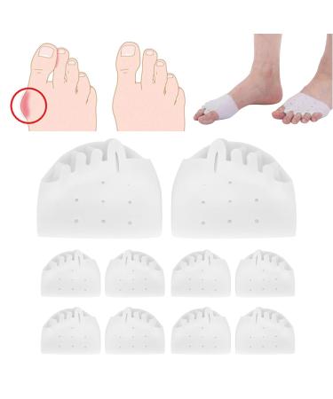 Bunion Corrector & Toe Separators - Hallux Valgus Support Splint in White - Buy Online on GoSupps.com