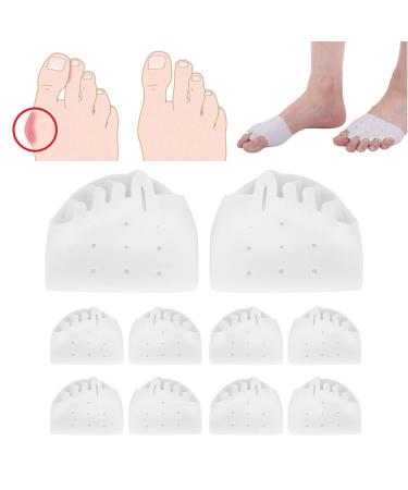 Premium Bunion Corrector & Hallux Valgus Splint - 5-Hole Foot Toe Separator - High Elasticity SEBS Support - Effective Protection (White) - Buy Online on GoSupps.com