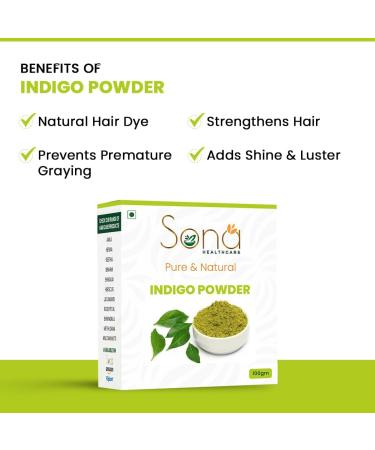 Poudre de feuilles d'indigo (100 g) - Buy Online on GoSupps.com