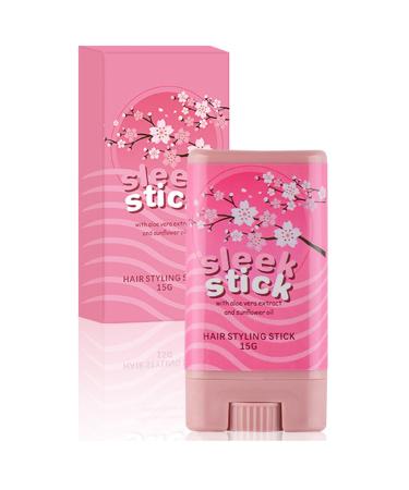 Cherry Blossom Hair Finishing Cream, Hair Tamer Stick, Long Lasting, Non-Greasy, Moisturizing and Shiny, Styling Cream for Everyone