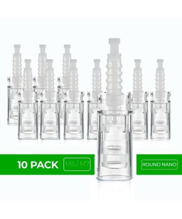 Dr. Pen Ultima M5 M7 Replacement Cartridges - 10 Pack Round Nano (0.25mm) Bayonet Slot Disposable Parts - Buy Online on GoSupps.com