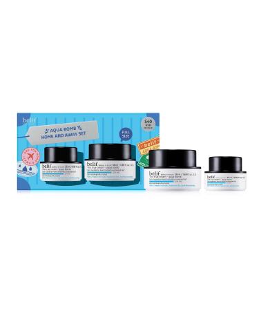 belif Aqua Bomb Home & Away Set: Full Size & Mini Aqua Bomb Daily Lightweight Face Moisturizer