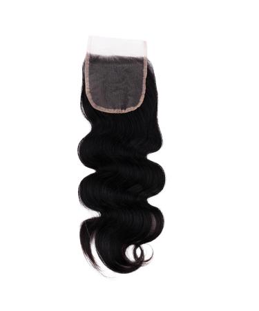 100% Real Hair Extensions - Lace Closure Thickening 25cm Wavy Natural Black - PRETTYSHOP - Buy Online on GoSupps.com