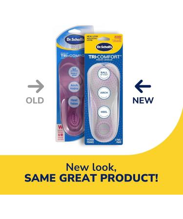 Buy Dr. Scholl's Tri-Comfort Orthotics Inserts for Women - 1 Ct | Enhance Comfort & Support | Free Worldwide Shipping - Buy Online on GoSupps.com