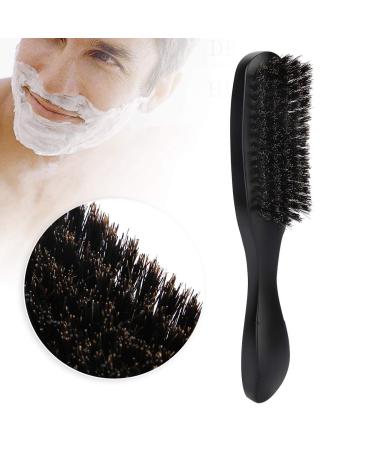 Beard Brush for Men | Soft Bristles & Curved Design | Wooden Mustache & Hair Styling Brush - Buy Online on GoSupps.com