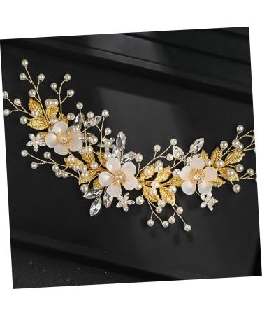 FRCOLOR Rhinestone Pearl Hair Comb Combs for Women Rhinestone Hair Clip Crystal Hair Accessories French Hair Pin Wedding Hair Clip Tiara Bridal Headdress Bride Loose Hair Rhinestones White - Buy Online on GoSupps.com