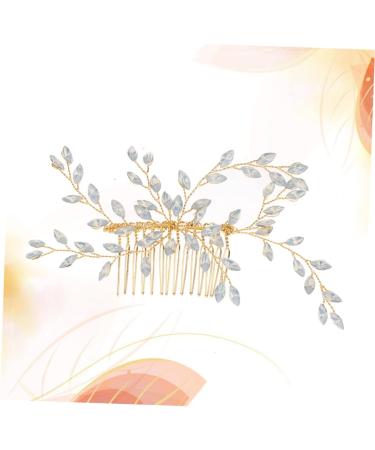 FRCOLOR Bridal Headpiece Wedding Hair Accessories Bridal Headdress Bridal Hair Accessories White Comb Bride - Buy Online on GoSupps.com