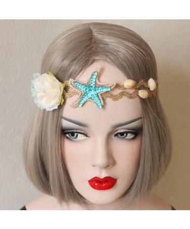 Stunning Beach Shell Forehead Headband for Brides | Beautiful Bridal Hair Accessories - Buy Online on GoSupps.com