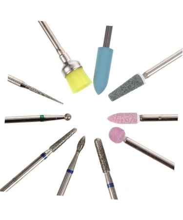 Healeved Nail Polisher Nail Drill Bits for Manicure - Carbide & Metal Alloy Manicure Tools - Buy Online on GoSupps.com