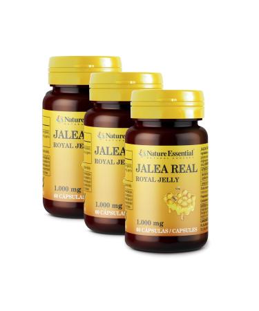 Nature Essential Nature Essential | Royal Jelly 1000 mg | 60 capsules per pack (3 units per pack) | Natural supplement for daily well-being