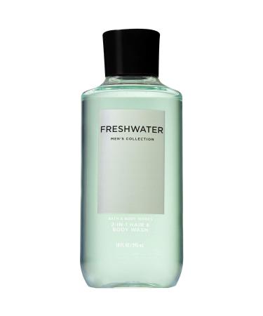 Bath and Body Works Men's Collection FRESHWATER 2-IN-1 Hair and Body Wash 10 Fluid Ounce