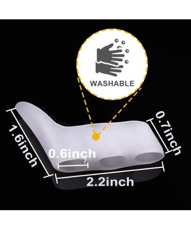 Sumiwish 10x Silicone Toe Spreader | Small Toe Separator & Protector for Overlapping Toes | Relief from Toe Pressure & Pain - Buy Online on GoSupps.com