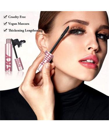 2pcs Sky Mascara - 4D Lengthening Curling Waterproof Black Lash Mascara (2 PCS) - Buy Online on GoSupps.com