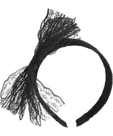 SUNTRADE Women 80's Party Lace Headband with Bow 80s Costumes Accessories Set of 3 - Buy Online on GoSupps.com