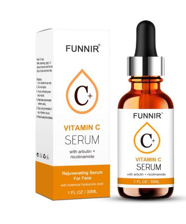 Vitamin C Serum-1 pack for Face Plus Hyaluronic Acid Retinol Niacinamide Reduce Fine Lines Nourishing Skin Serum-1 oz
