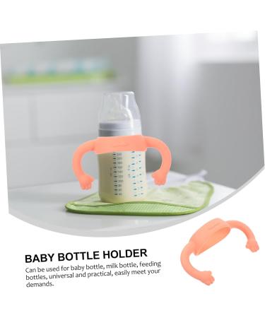 Abaodam 2 Pcs Silicone Bottle Handle Feeding Bottles Holder Milk Bottle Handle Feeding Bottles Handle Bottle Holder Milk Bottle Holder Silica Gel Wide Mouth Silicone Soft 14.00X5.00X5.00CM As Shown - Buy Online on GoSupps.com