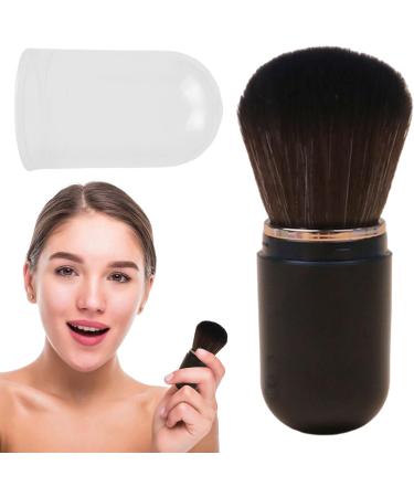 Retractable Blush Brush Retractable Powder Brush Travel Blush Brush Portable Foundation Brush Portable Face Blush Brush with Make Up Tool Black - Buy Online on GoSupps.com