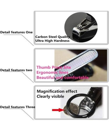 Mini Magnifying Glass Handheld Portable High DefinitionNail Clamp Nail Knife Anti Clip Meat Safety Scissors Maps Crafts Magnifier Black Made in China - Buy Online on GoSupps.com