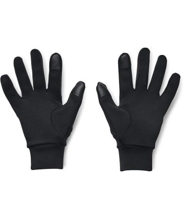 Under Armour Boys UA Storm Liner Full Finger Gloves YLG - Black | Premium Winter Protection - Buy Online on GoSupps.com