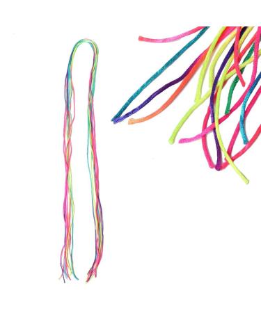 Buy JUSTFOX 8 Colorful Rainbow Braiding Cords - Perfect for Crafting & DIY Projects - Buy Online on GoSupps.com