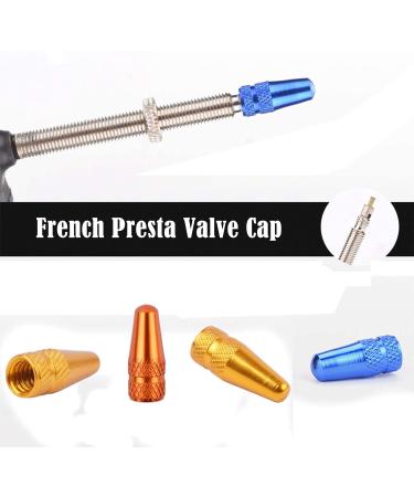 BronaGrand 40pcs Multi-Color Anodized Aluminum Alloy Bike Tire Valve Caps for French Style Presta Valve - Buy Online on GoSupps.com