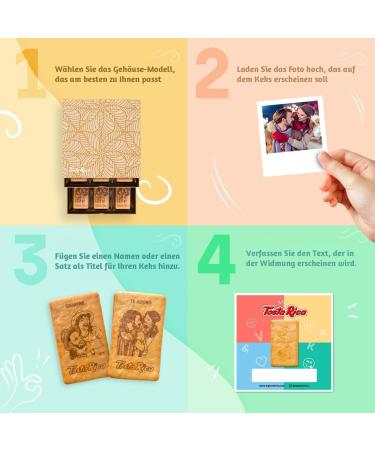 Personalized Gift for Mom Dad Friend - Personalized Biscuit Box with Photo and Message - Birthday Gift Idea Woman Man Couple Mistress - 60 Biscuits - C'est la vie Box - Buy Online on GoSupps.com