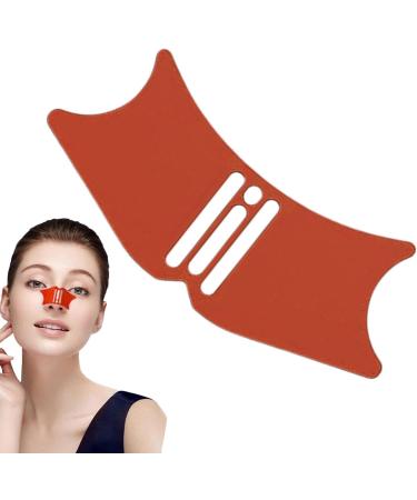 Nose Contour Stencil 4in1 Nose Shadow Highlighter Eye Liner Lip Template Tool Multifunctional Makeup Tool Beginner Friendly Applicator Guide Tool Orange1 - Buy Online on GoSupps.com
