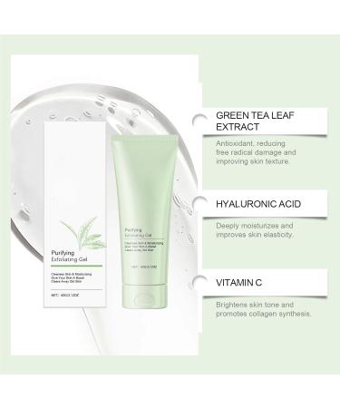 Greteam Purifying Exfoliating Gel Greteam Exfoliating Scrub Purifying Exfoliating Gel Moisturizing Cleanses Skin Give Exfoliating Body and Face Scrub Gel Exfoliating Gel for Dark Neck (1pc) - Buy Online on GoSupps.com