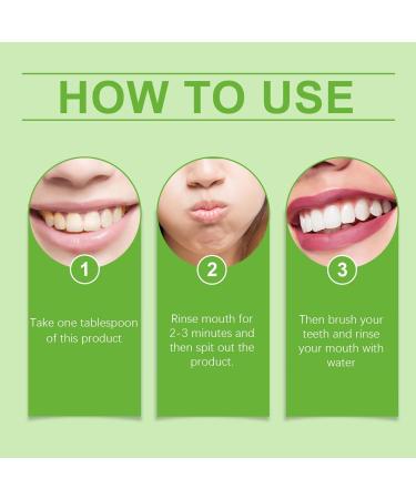 AMHSNIJI Pure Organic Coconut Oil Mouthwash for Fresh and Whitening Breath for Teeth and Gums - Buy Online on GoSupps.com
