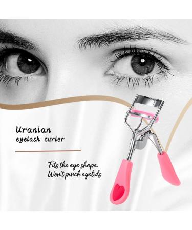 Uranian Eyelash Curlers with Built-in Comb - Premium Lash Curler with 2 Silicone Pads - Perfect Makeup Tool for Women & Girls - International Shipping Available - Buy Online on GoSupps.com