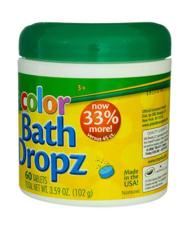 Crayola Bath Dropz 3.59 oz - 60 Tablets (2 Pack) - Buy Online on GoSupps.com